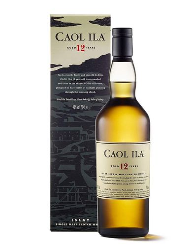 Caol Ila 12 Year Old Islay Single Malt Whisky 0,7 l bottle with 43% vol. alcohol